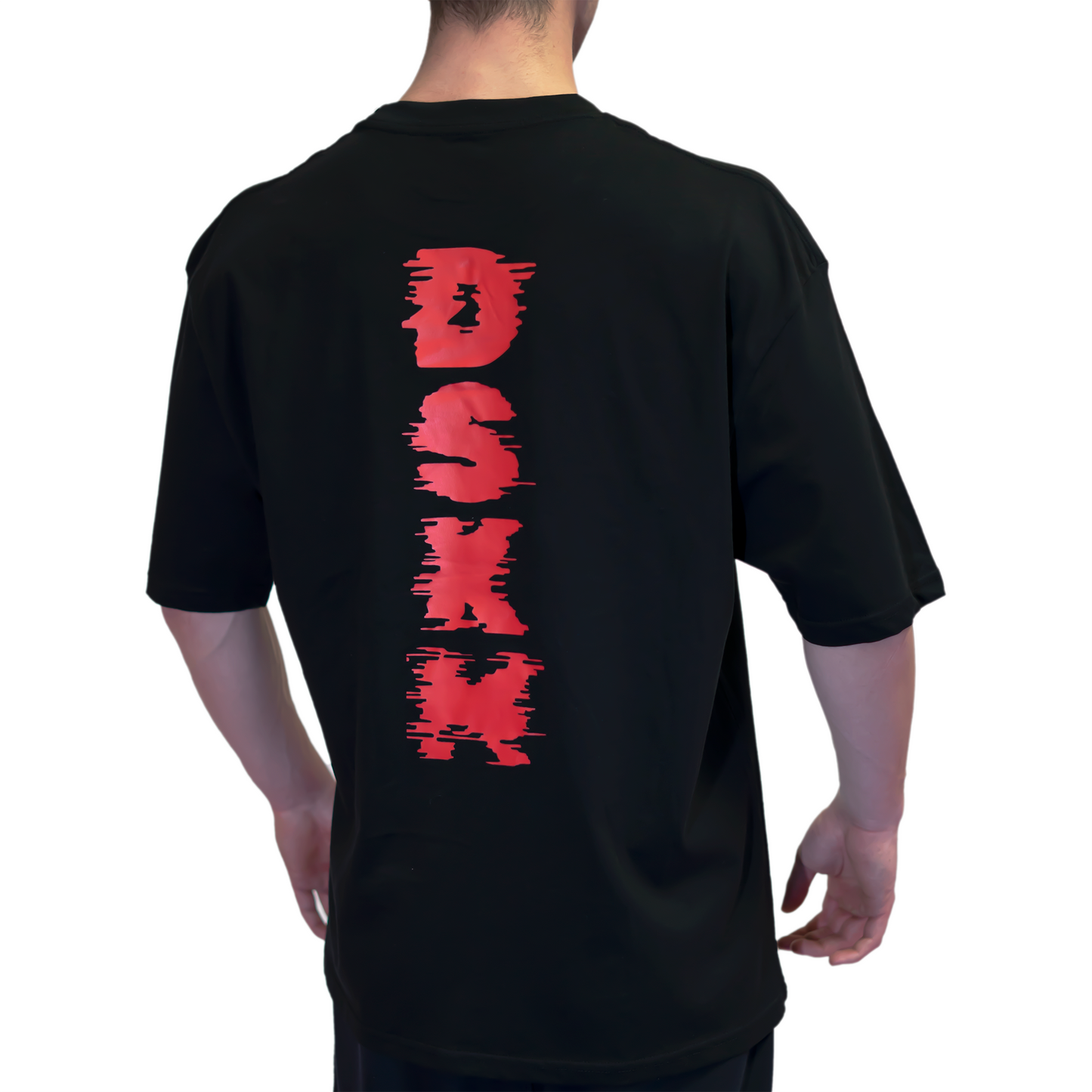 T-Shirt Oversize Scratch Red
