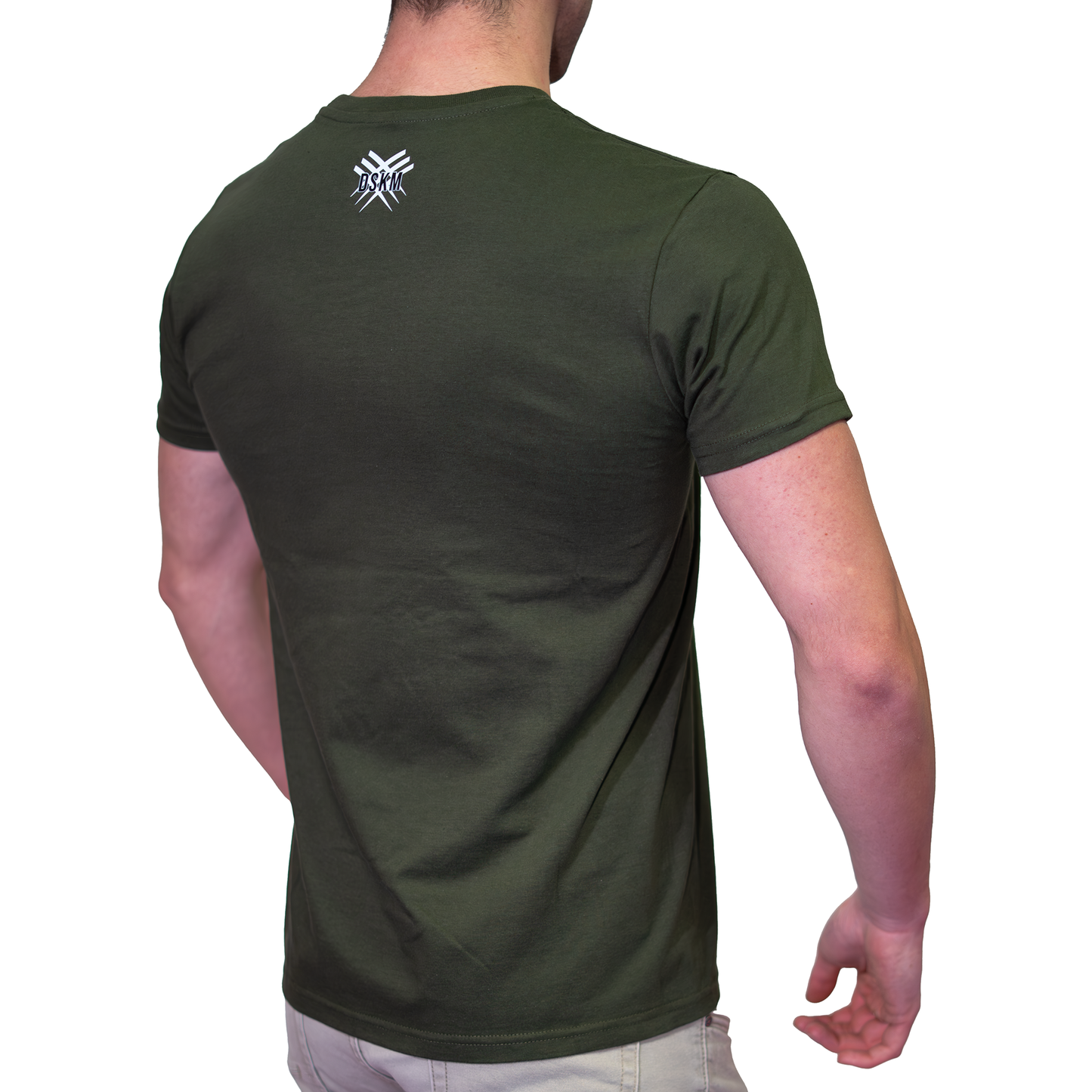 T-Shirt Regular Avant Horizontal Military Green
