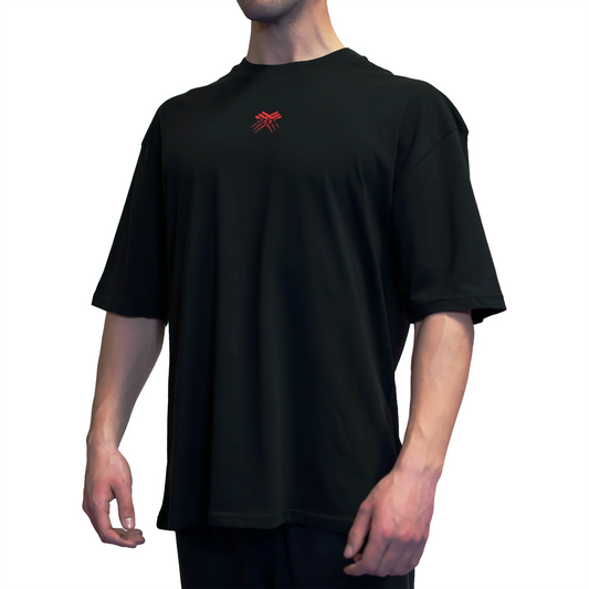 T-Shirt Oversize Scratch Red